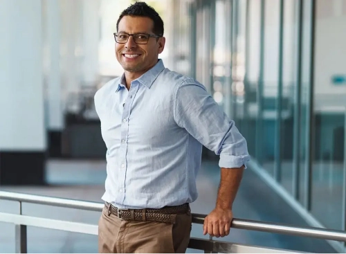 Photo of a smiling man